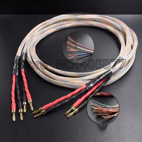 High Quality Western Copper Speaker Cable DIY Audio Speaker Wire HIFI AUDIO CABLE