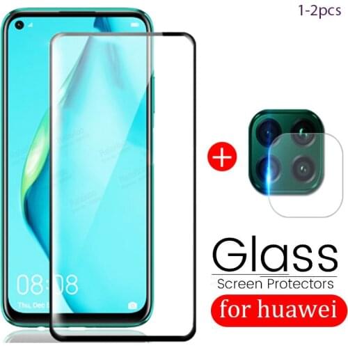 1-2pc camera lens tempered glass For huawei p40 lite glas screen protector hauwei p 40 light p40lite 40lite P40lite e p40 screen