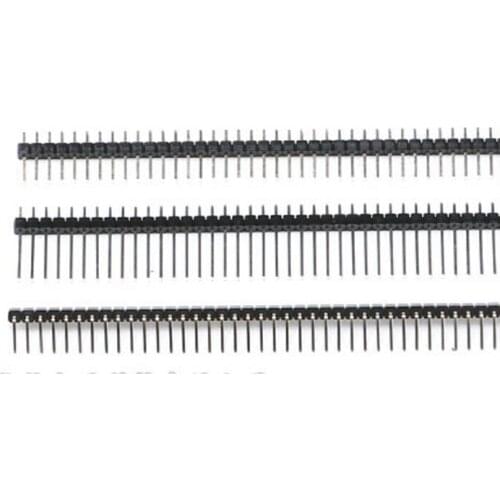 10pcs/lot 1*40 Single Row Needle 2.54MM Spacing connector 40pin 2.54mm Straight needle / Long needle / Bent needle