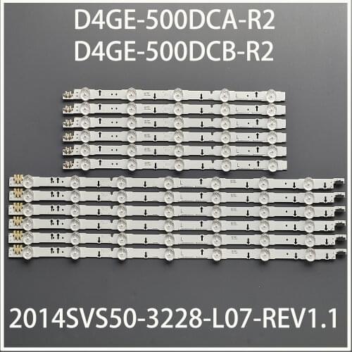 12 PCS/set LED backlight For Samsung UN50J5500 UE50H6200 UE50H6470 D4GE-500DCA-R2 D4GE-500DCB-R2 BN96-30428A BN96-30427 30425