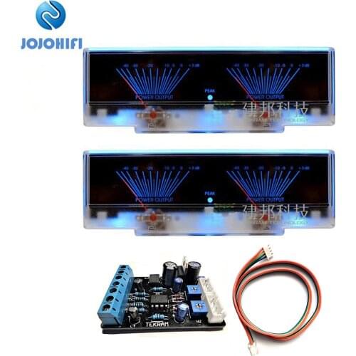 2pcs P-78WTCVU Meter + 1pcs Driver Board High Precision Head DB Level Table Pre-amplifier AMP Power Amplifiers with Backlight