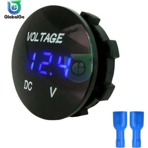 3pcs Digital Voltmeter DC 5V to 48V Digital Voltmeter Voltage Panel Meter Electromobile Motorcycle Car LED Voltage Tester Doctor