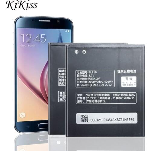 2000Mah Smart Phone Battery BL210 BL-210 For Lenovo S650 S658T A606 A536 A750E A770E BL 210