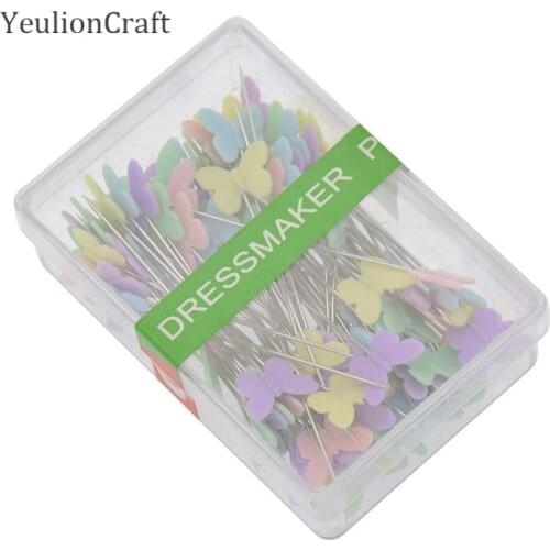 Chzimade 100Pcs/lot Patchwork Pins Positioning Needle Sewing Marker Needle Dressmaking Pins DIY Handmade Garment Accessories