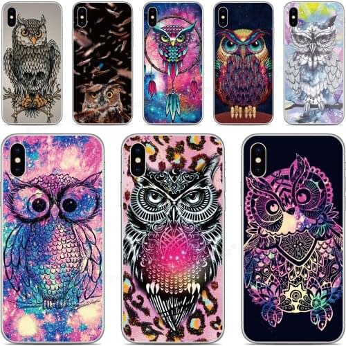 Print Owl Phone Case For LG Stylo 6 5 4 Aristo 5 Plus K31 K51 Velvet V50S G7 G8 ThinQ K11 K10 K9 K8 2018 Rakuten Mini Cover