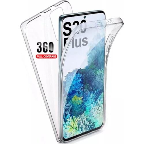 S20 For Samsung Galaxy S20 Ultra 360 Casing Clear Double Cases For Samsung S20 Plus TPU + PC Shockproof Silicon Full Cover Capa