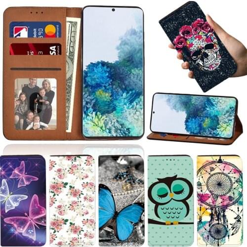 Flip Phone Case for Samsung Galaxy S8/S9/S10/S10 Plus/S10e/S10 Lite/S20/S20 Plus/S20 Ultra Anti-Drop Wallet Mobile Phone Case