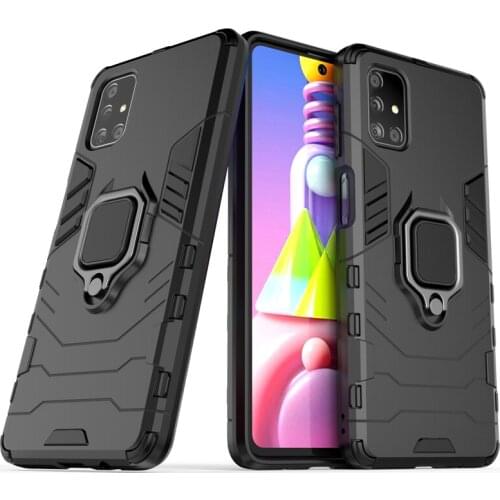 Magnetic Ring Holder Case For Samsung Galaxy M51 Case Hard Cover For Samsung A51 Case Samsung A31 A51 A71 S20 FE M31S M51 Fundas