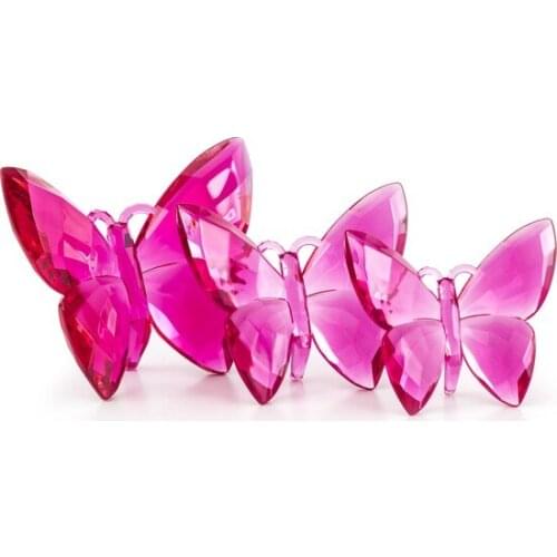 Evimsan 3'lü decorative Crystal Butterfly Accessories decorative objects Декоративные элементы Objetos decorativos