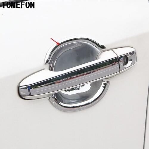 TOMEFON For Toyota Camry 2012 2013 2014 2015 Chrome Car Door Handle Trim Door Bowl Decoration Car Styling Accessories