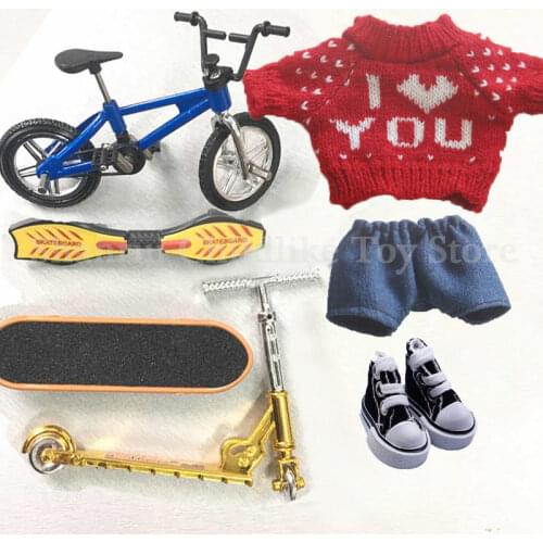 Mini Scooter Two Wheel Scooter Finger Skateboard Finger Shoes Mini Cloth Childrens Educational Toys Finger Bike Funny Toy