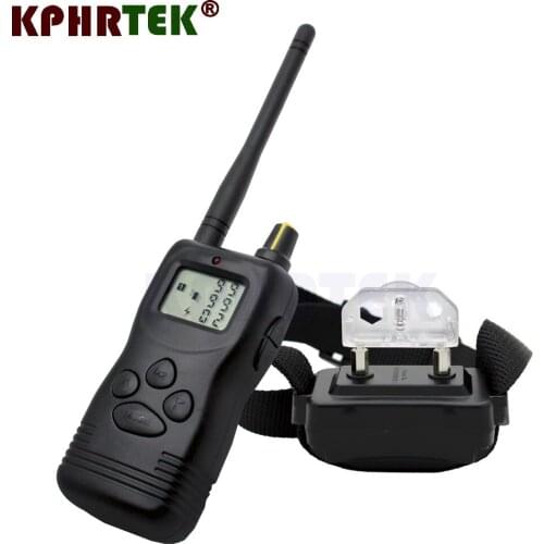 LCD REMOTE 100 Levels Dog TRAINING COLLAR 1000meter Remote With 3 Receiver Collars For 1 Dog
