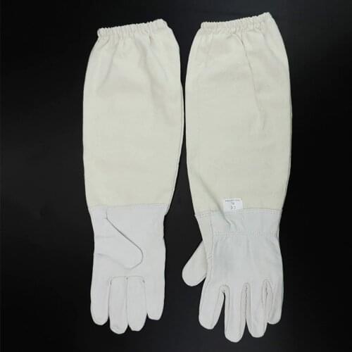 Beekeeping Tools Really Sheepskin Gloves breathable material Bee Tools Universal Model Canvas gloves We sell cut honey knife