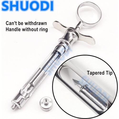 1 piece Stainless steel Dental Anesthesia syringe dental material Dental Aspirating Syringe Dentist Surgical Instruments