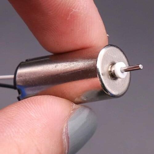 Large Torque RC Hollow Cup Motor 1020 10*20mm,DC 3.7V 39500RPM,NdFeB Super Magnet,Coreless Motor for Four-axis Micro-aircraft