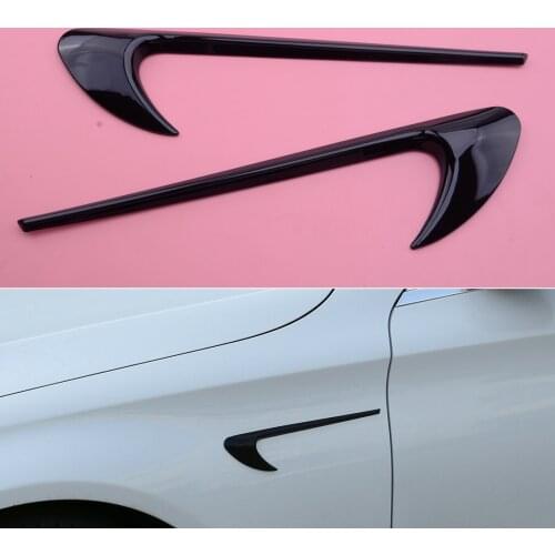 1Pair Car Side Air Vent Fender Moulding Decoration Fit for Benz A B C E CLA GLA GLC GLE GLS W204 W205 W212 W213 X156 X253