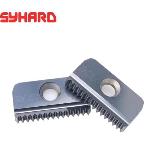 2PCS/LOT ISO Metric ISO12 14 21 30 40 Tungste Steel Thread Milling Insert Internal External Thread Comb Milling Cutter Blade