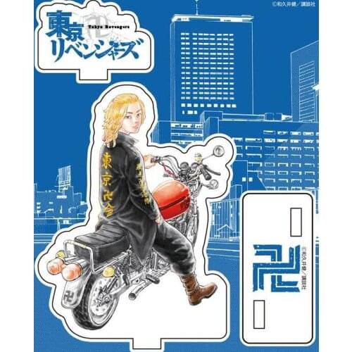 Anime Tokyo Revengers Sano Manjirō Hanagaki Takemichi Acrylic Stand Figure Model Plate Display Desk Decor Collection Xmas Gifts