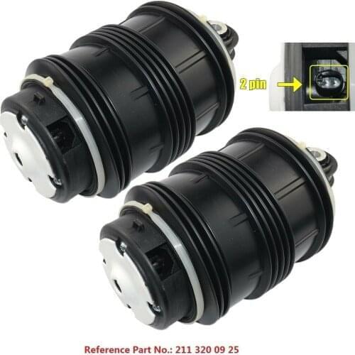 AP02 2PCS Rear 2pins Air Spring Bag For Mercedes W211 S211 E320 E350 E500 E-Class 2113200925 A2113200925