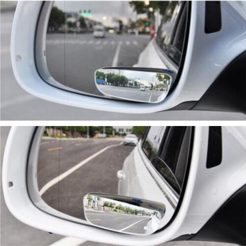 Car Blind Spot Mirror 360 Degree Wide Angle Adjustable Rotation Auto Truck Rearview Auxiliary Blind Spot Mirror Parking Mirror