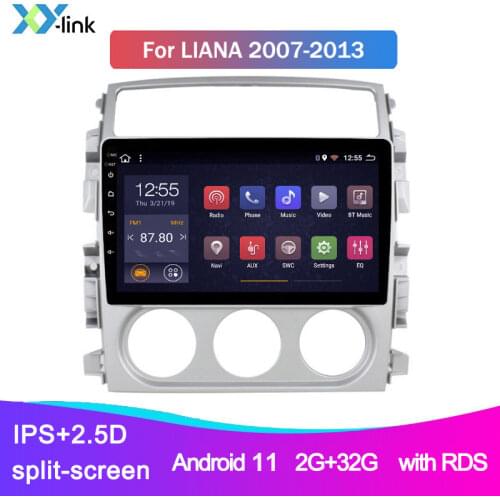 9 INCH glass screen Android 8.1 Car multimedia Player gps Navigation system For Suzuki Liana 2007-2013 Car Radio stereo no 2 din