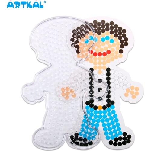 Free shipping SP16 pegboards patterns for 5mm hama beads perler beads DIY educational toy