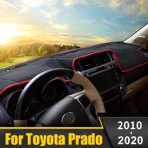 For Toyota Land Cruiser Prado 150 FJ150 2010~2019 2020 Car Dashboard Cover Mats Avoid Light Pad Sun Shade Carpets Accessories