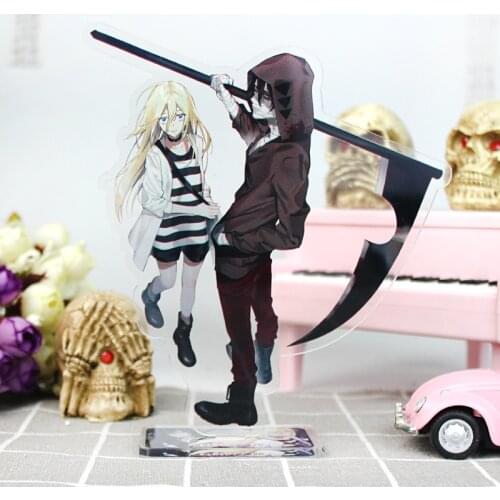 16cm Angels of Death Anime Figure Acrylic Stand Model Toys Ray&Zack Action Figures Decoration Cosplay Collectible Birthday Gifts