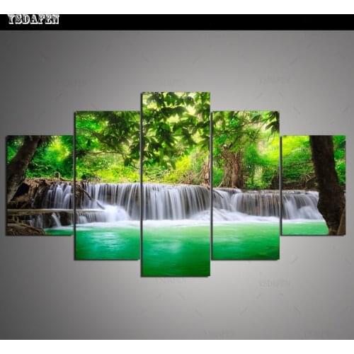 HD print olieverf Film modulaire foto Scenery poster kind room decor woondecoratie 5 stks canvas art z477