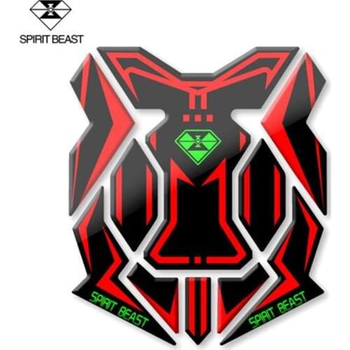 SPIRIT BEAST Motorcycle Sticker Moto Pegatinas Gas Feul Tank Pad Motorbike Decals Autocollant Waterproof Reflective Sticker