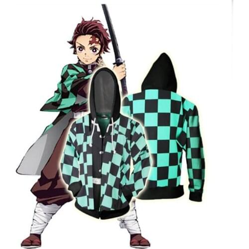 New Anime Demon Slayer Series 3D Sweater Cosplay Anime Peripheral Sweater Hoodie Hoodies & Sweatshirts 2021