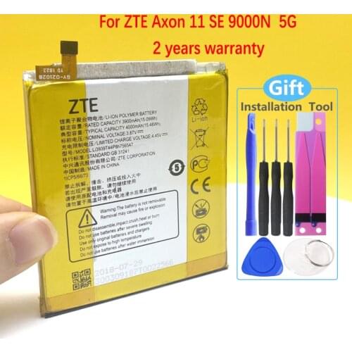 New Original For ZTE Axon 11 SE 9000N 5G 4000mAh Battery Mobile Phone+Gift Tools