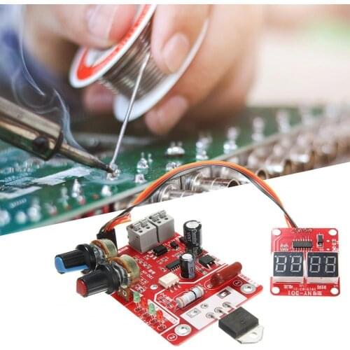 NY-D01 Spot-welder Control Board Digital Display High Precision 40A/100A Spot-welder Time Current Controller Board DIY diy annex