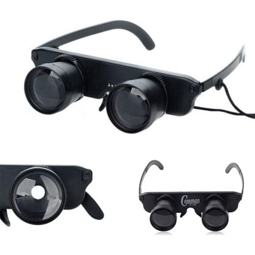 Outdoor Fishing Binocular Optics Glasses 3X28 Double Eye Glasses Style Magnifier Glasses Telescope Fishing Apparel Dropshipping
