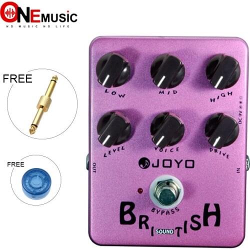 JOYO Guitar Pedal British Sound effect pedal (Amplifier Simulator) JF-16 Free Connector and Mooer guitar knob