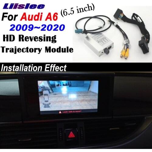 Front Rear camera For Audi A6 C7 6.5 inch 2009~2018 2019 Adapter MMI 3G Original Upgrading screen Display Backup Camera Decoder