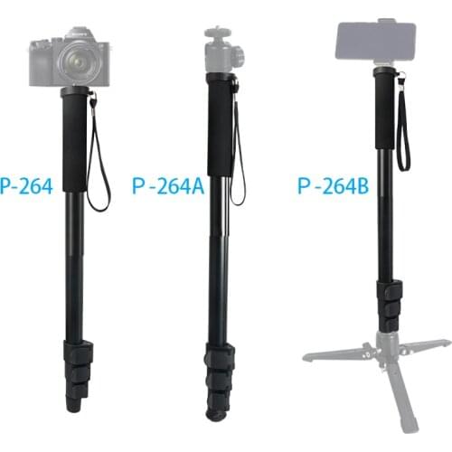 Portable Monopod Compact Lightweight Aluminum Camera Tripod Selfie Stick Extendable 1.5m for DSLR Video Smartphone BallHead Vlog