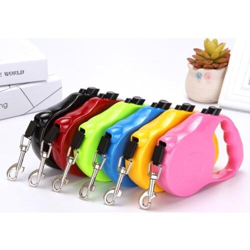 Durable Dog Leash Automatic Retractable Nylon Dog Lead Extending Puppy Walking Leads For Small Medium Dogs 3M / 5M Pet Products