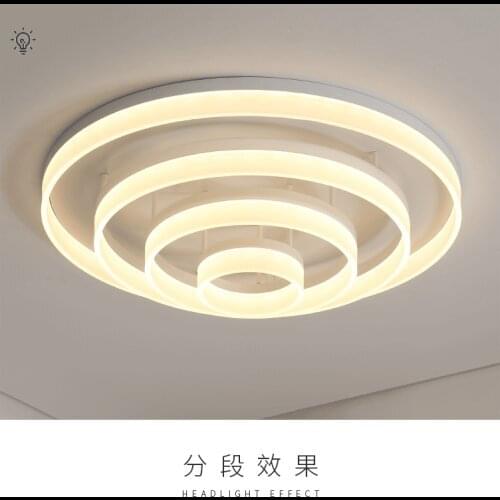 Factory direct personality creative simple LED indoor ceiling lamp Acrylic round living room bedroom lighting