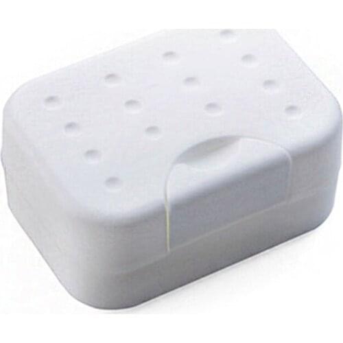 Travel Soap Box with Lid Plastic Soap Dish Case Container Durable for Bath Camping Home Shower Bathroom Storage Organizer