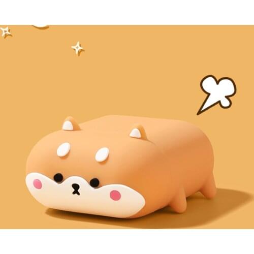INS Cute 3D Dog Silicone Earphone Cases For AirPods Pro Case Bluetooth Headset Box For AirPods 2/1 Protective Cover