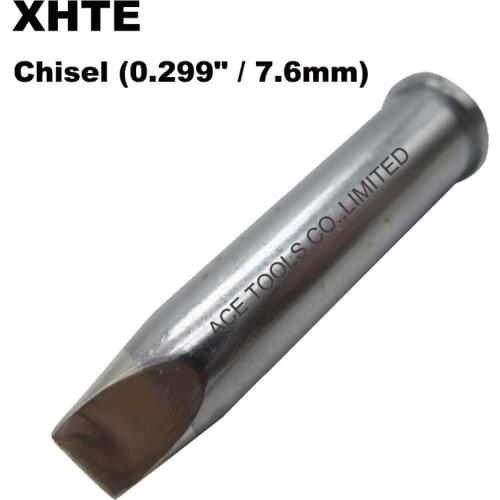 Weller Soldering Tip XHTE Chisel 7.6mm Iron Handle Pencil Welding Nozzle Bit Fit WXP200 WT1011H 200W WTCP51 Station WP200 TCPS
