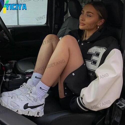 Женские черные куртки YICIYA China At AliExpress