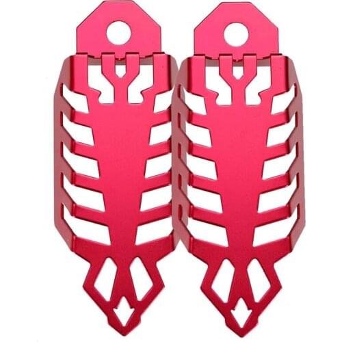 2Pcs Motorcycle Rear Shock Absorber Fork Suspension Decoration Protection Spring Dust Cover for Modified Motorcycle