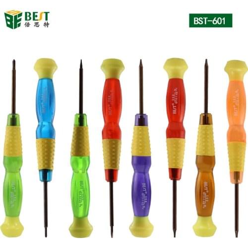BST-601 Torx Philips Slotted Pentalobe screwdriver multifunctional Opening Tools set for IPone iPad Mobile Phone Repairing