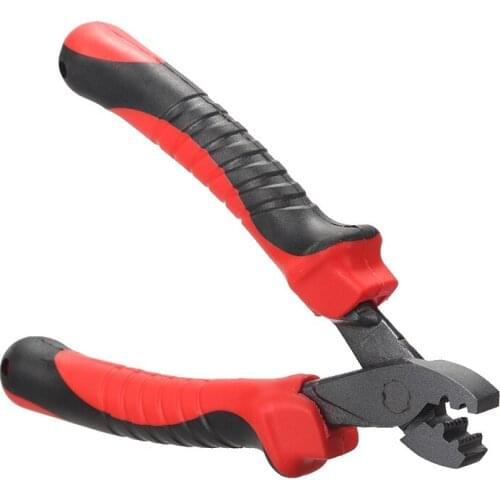 1pc New Carbon Steel Fishing Crimping Pliers for Fishing Line Barrel Sleeves Cutter Scissors Fishing Tools