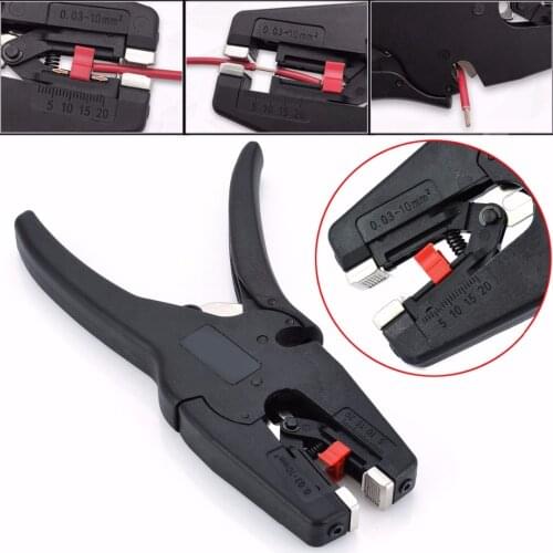 1pc Adjustable Electric Cable Wire Crimper Stripper Stripping Pliers 0.03-10mm Mayitr Cutting Multi Tool Pliers Hand tools