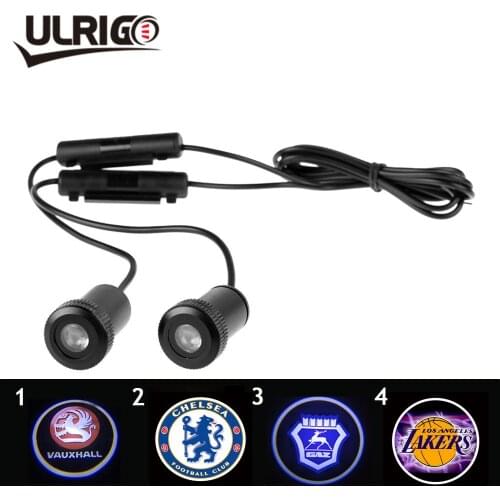 2 pieces of LED door welcome to use lamp gated LED lamp laser projector phantom logo lamp GAZ LAKERS CHELSEA VAUXHALL logo lamp