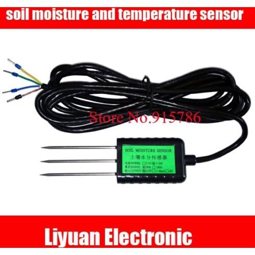 4-20MA soil moisture and temperature sensor /0-100% range Soil temperature and humidity sensor / 5-24V temperature sensor