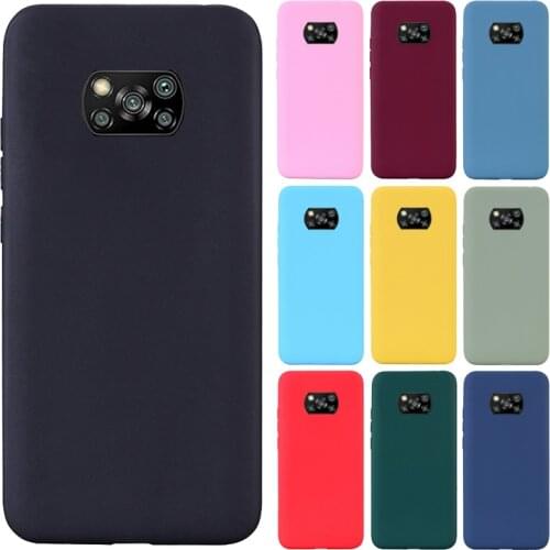 Poco X3 NFC Case Soft TPU Silicone Case For Xiaomi POCO X3 NFC Case TPU Bumper for Poco X3 X 3 PocoX3 NFC Phone Cover Coque